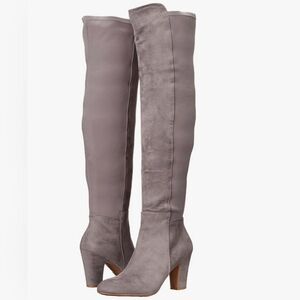 Chinese Laundry Women's Canyons Suedette Over-The-Knee Boot Grey Size 9.5